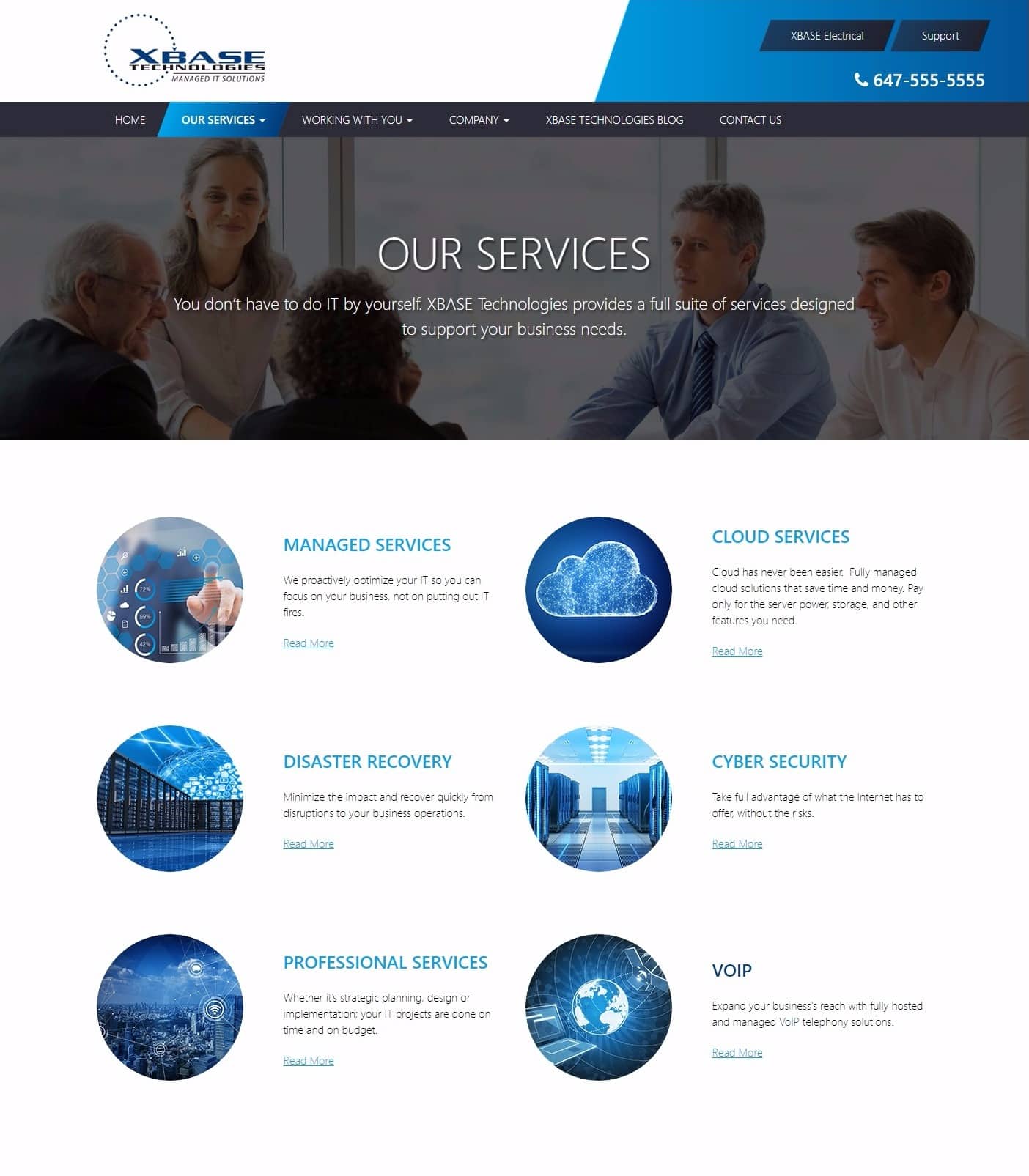 Dedicated website Service Pages