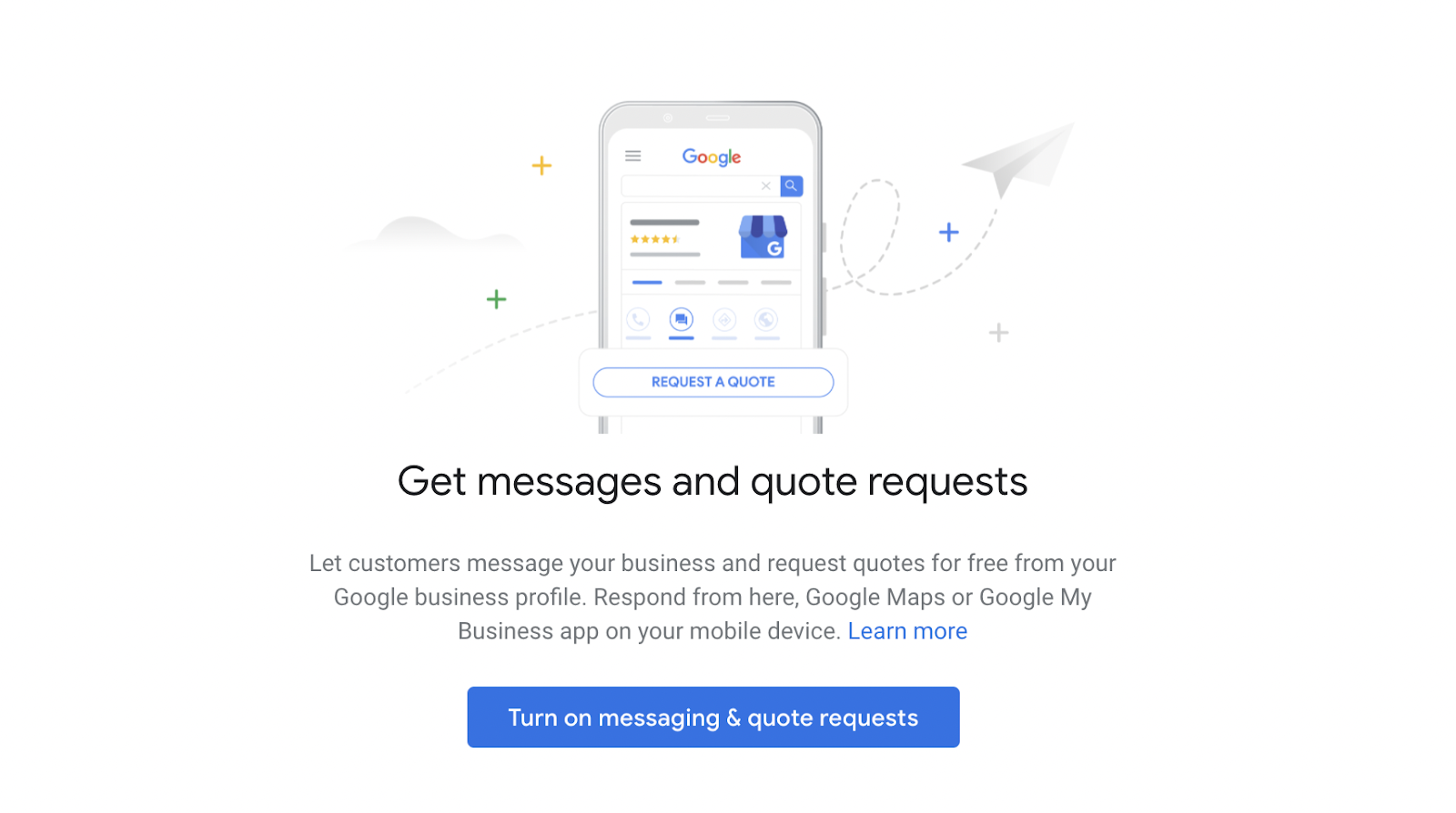 Google My Business Messages